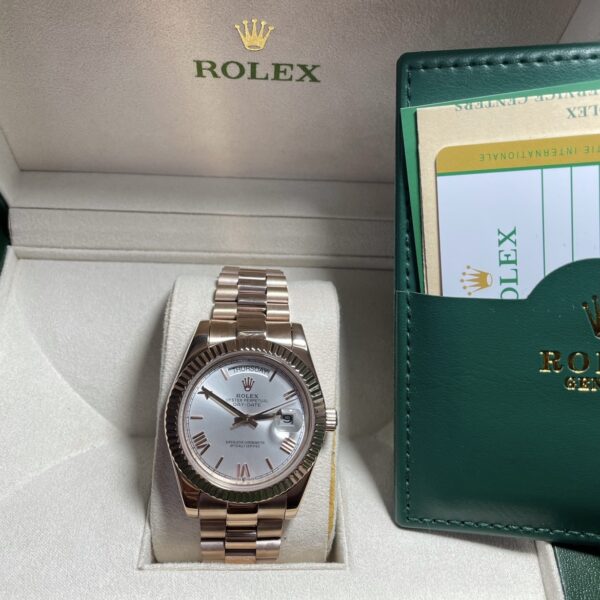 Day-Date 40 mm President Oro Rosa 116680 - immagine 2