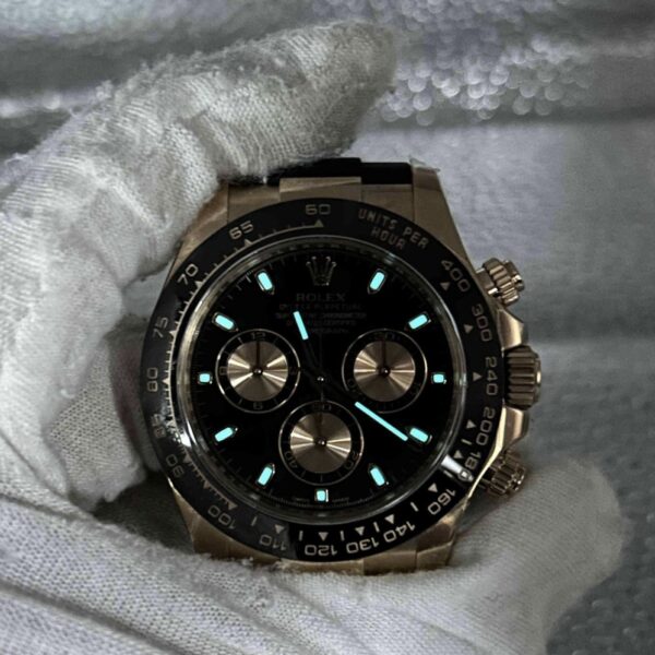 Daytona 40mm 116518LN RoseGold Black SUPER CLONE - immagine 17