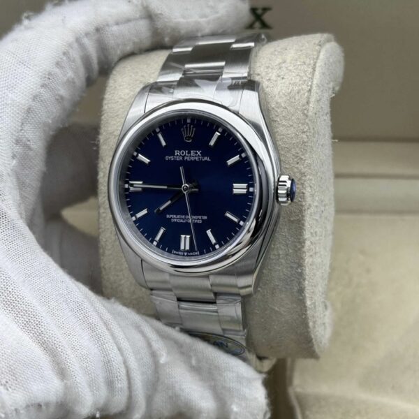 Oyster-Perpetual 41 blu 124300 - immagine 5