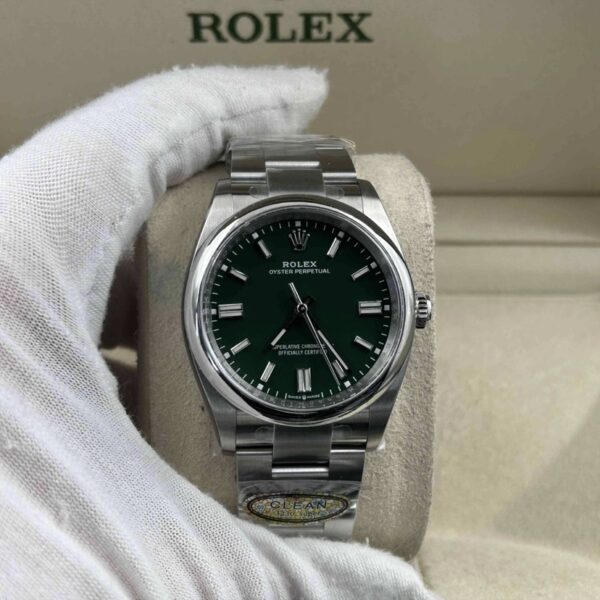 Oyster-Perpetual 41 Quadrante Verde 124300 - immagine 4