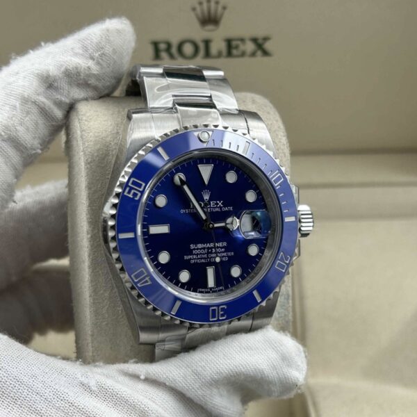 Submariner Date 40 mm Data Blu Dial 116613LB - immagine 6