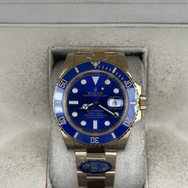 Submariner Date 40 mm Oro Giallo Quadrante BLU 116618LB - immagine 3