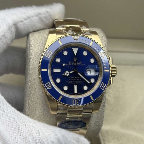 Submariner Date 40 mm Oro Giallo Quadrante BLU 116618LB - immagine 4