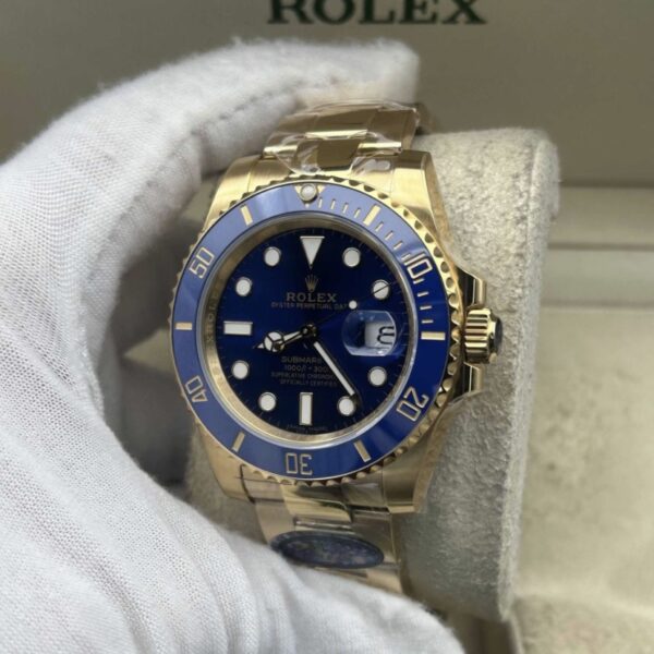 Submariner Date 40 mm Oro Giallo Quadrante BLU 116618LB - immagine 5