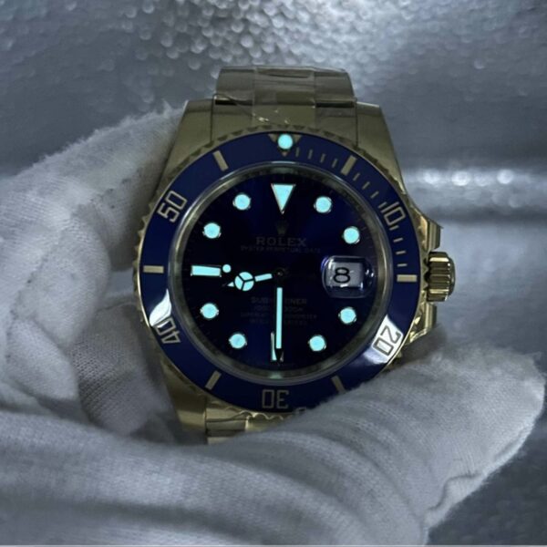 Submariner Date 40 mm Oro Giallo Quadrante BLU 116618LB - immagine 17