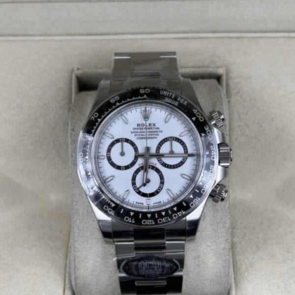 Daytona Ceramica Bianco 40 mm 126505LN SUPER CLONE - immagine 3