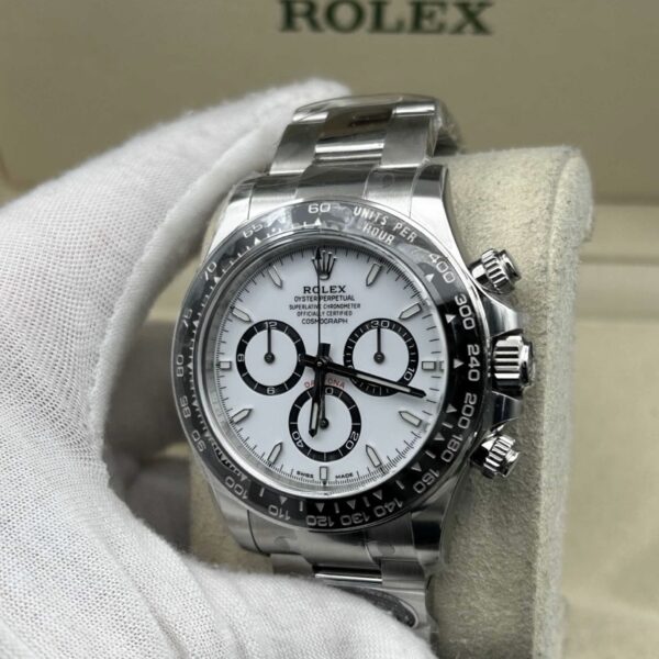 Daytona Ceramica Bianco 40 mm 126505LN SUPER CLONE - immagine 5