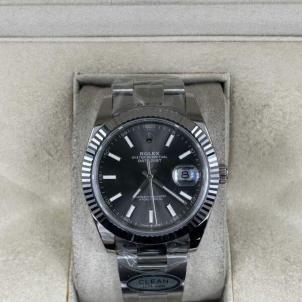 Datejust 41 mm 126334 Gray Slate Dial Oyster - immagine 2