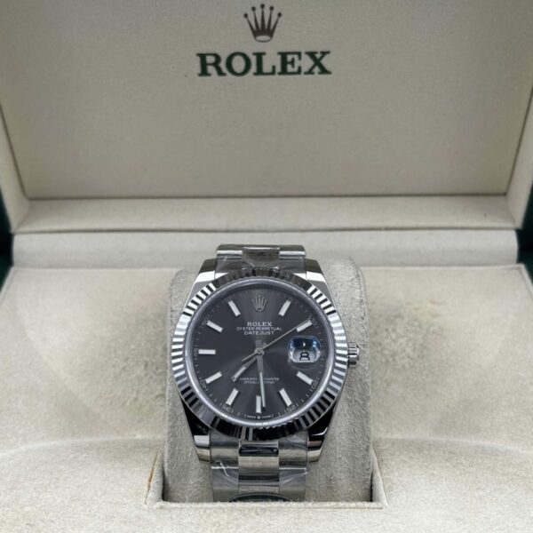 Datejust 41 mm 126334 Gray Slate Dial Oyster - immagine 3