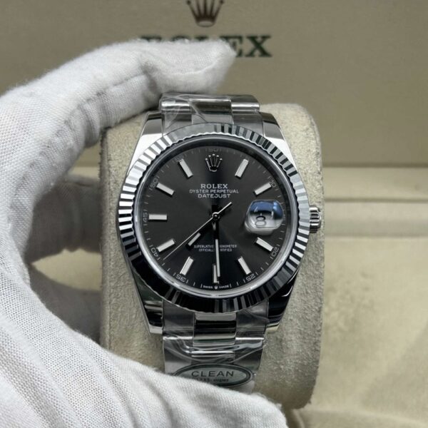 Datejust 41 mm 126334 Gray Slate Dial Oyster - immagine 4