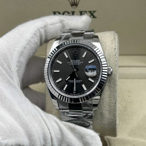 Datejust 41 mm 126334 Gray Slate Dial Oyster - immagine 5