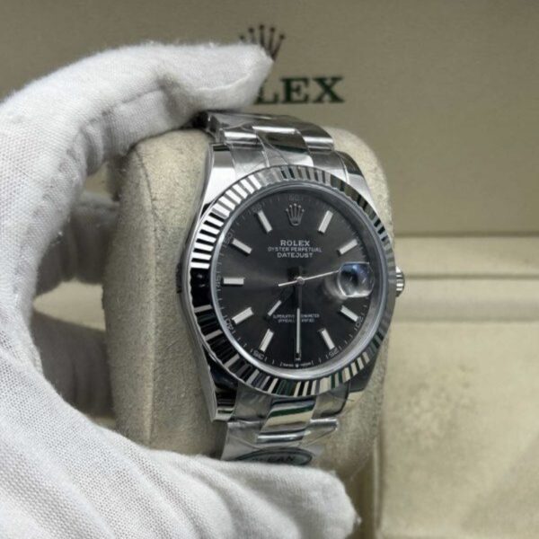 Datejust 41 mm 126334 Gray Slate Dial Oyster - immagine 6