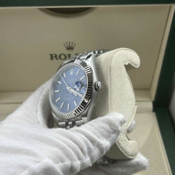 Datejust 41 mm 126334 Blu Jubilee Fluted-motif - immagine 5