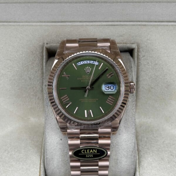 Day-Date 40 mm President Oro Rosa 228235 - immagine 12