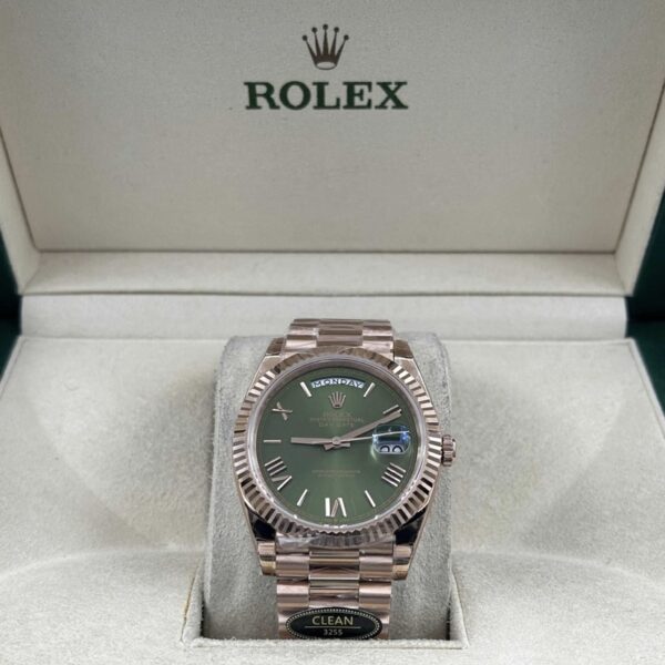 Day-Date 40 mm President Oro Rosa 228235 - immagine 13