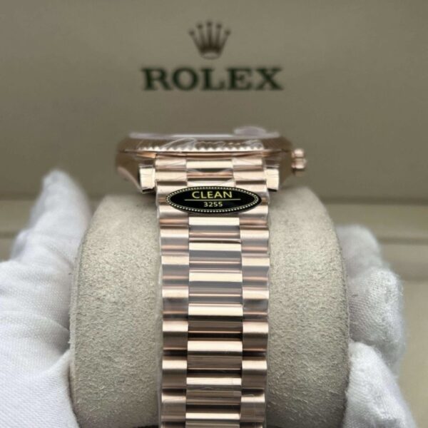 Day-Date 40 mm President Oro Rosa 228235 - immagine 20