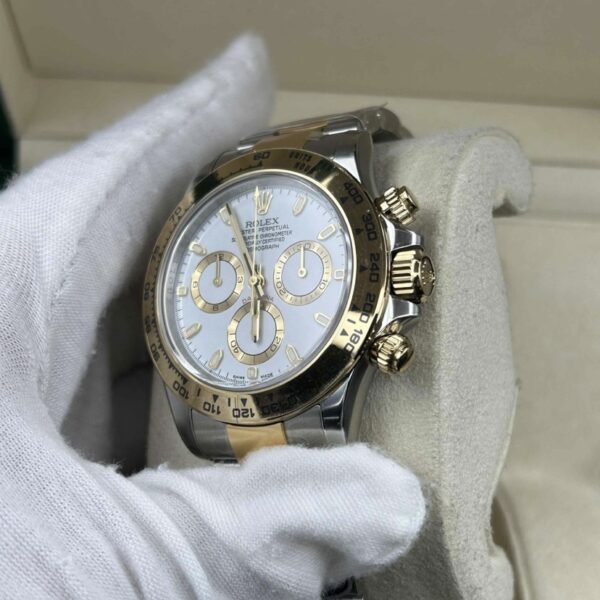 Daytona Bianco Chromalight 40mm 116503 SUPER CLONE - immagine 5