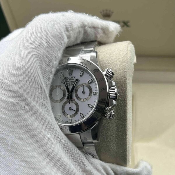 Daytona Bianco Chromalight 40mm 116520 SUPER CLONE - immagine 5