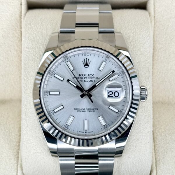 Datejust 41 mm 126334 Silverd Dial Oyster - immagine 2