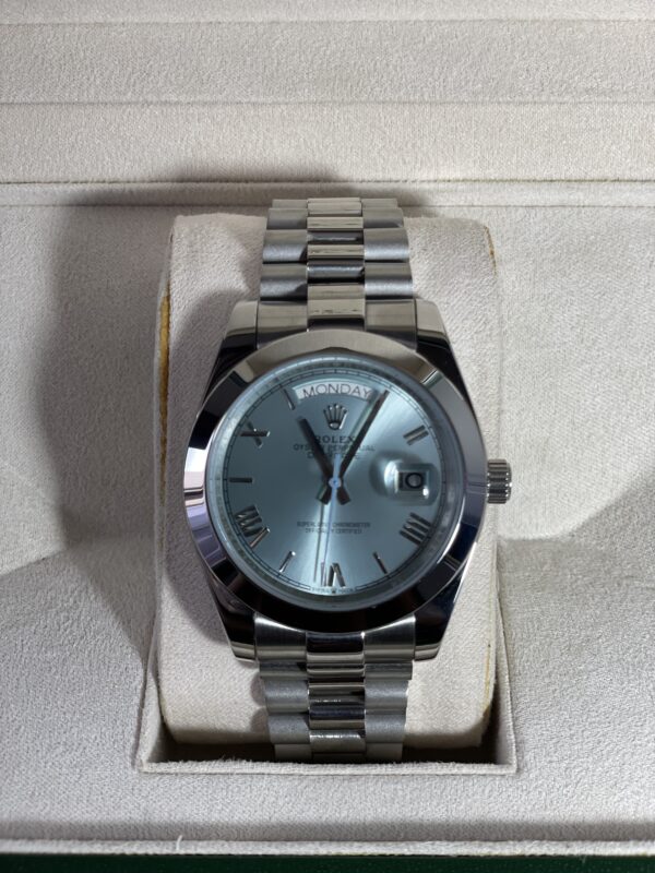 Day-Date 40 Platino Blu 228236 - immagine 3