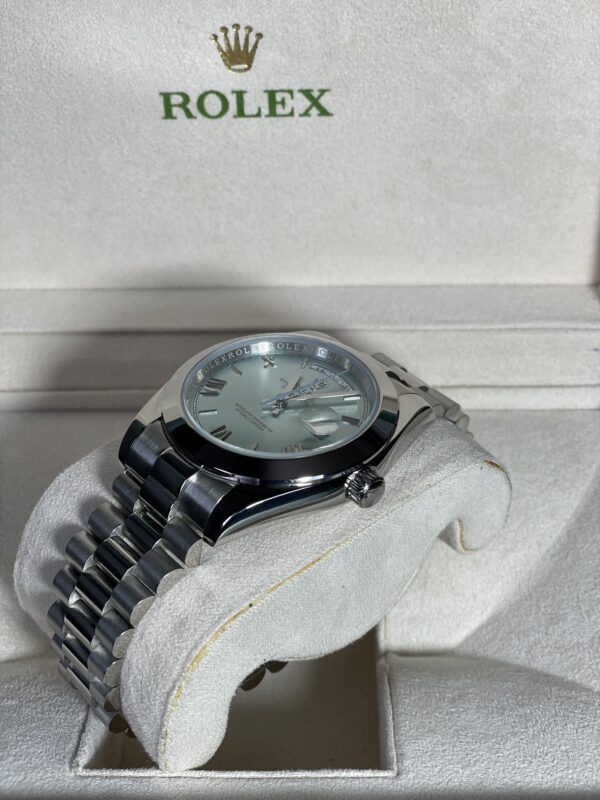 Day-Date 40 Platino Blu 228236 - immagine 6