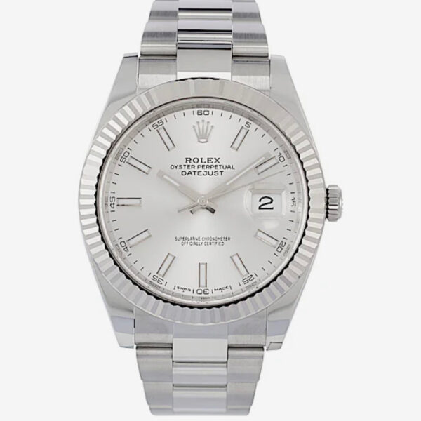 Datejust 41 mm 126334 Silverd Dial Oyster