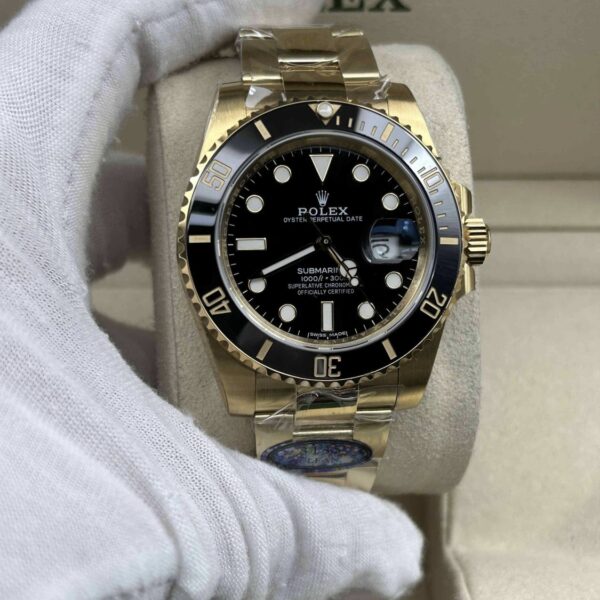 Submariner Date 41 mm Oro Giallo Quadrante NERO 116618LN - immagine 4